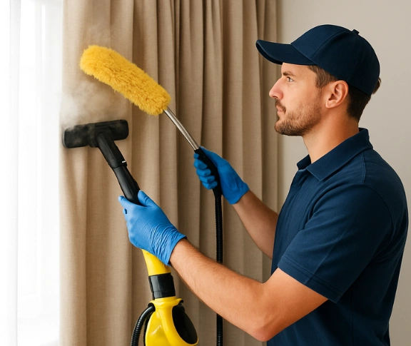 Trusted blind cleaning technician Matty Curtain Cleaning sadleir-nsw QLD