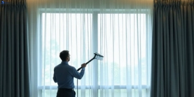 Commercial curtain steam cleaning service sadleir-nsw hotels offices